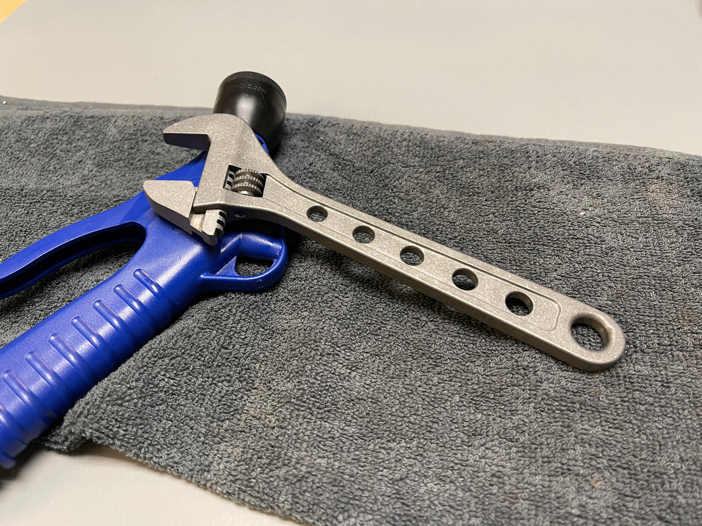 8 Inch  - Titanium Adjustable Wrench - ( NSN Pending )