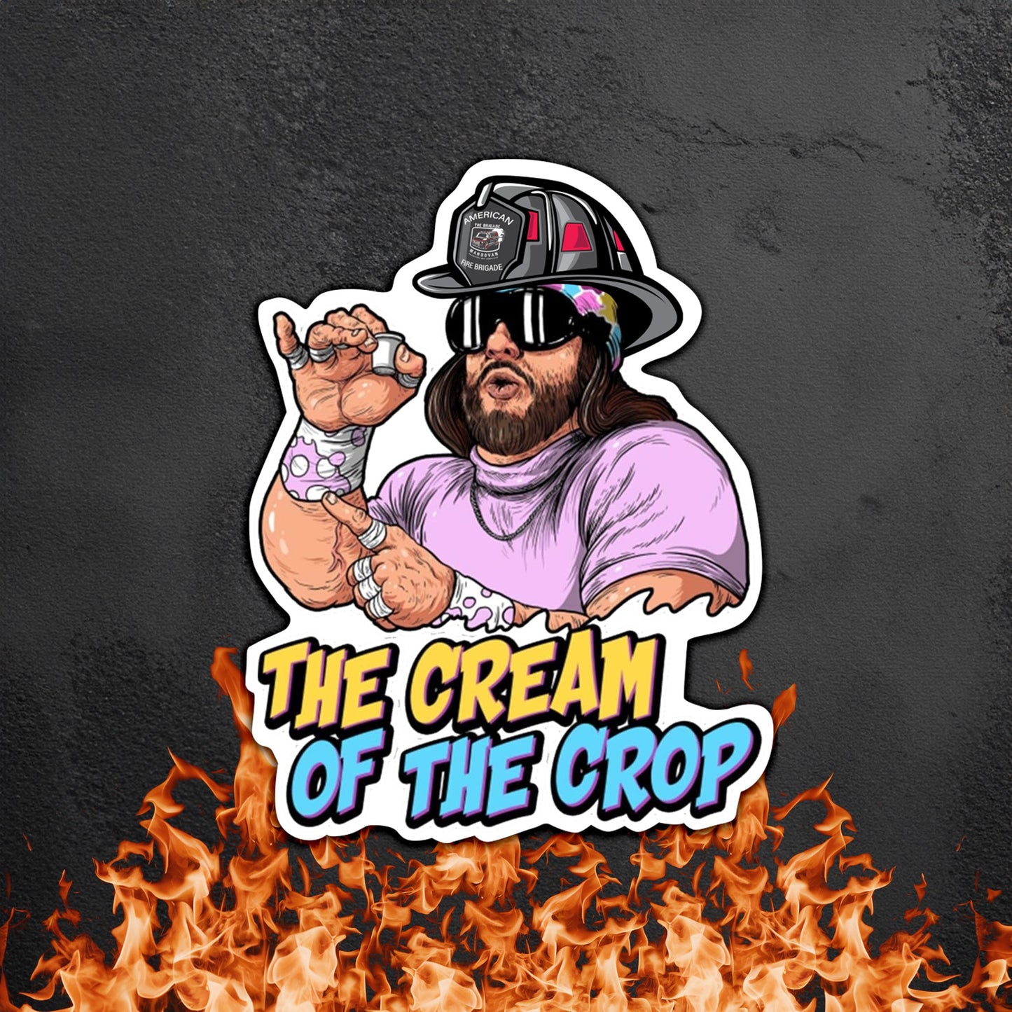 Macho Man Sticker