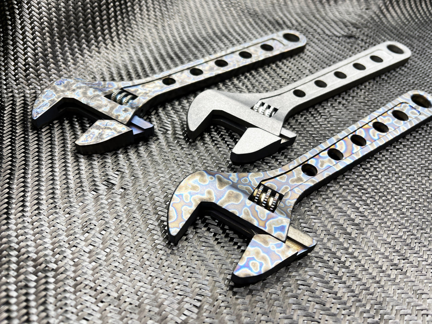 8 Inch  - Titanium Adjustable Wrench - ( NSN Pending )