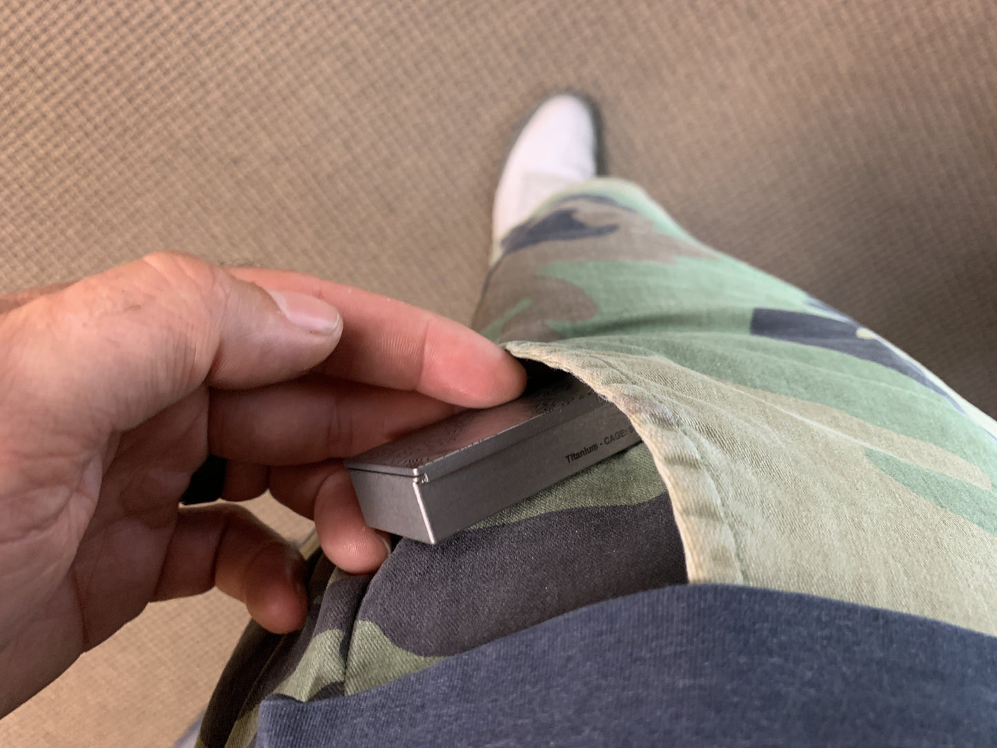 Titanium Pocket Strong Box With Loop - Gen 2