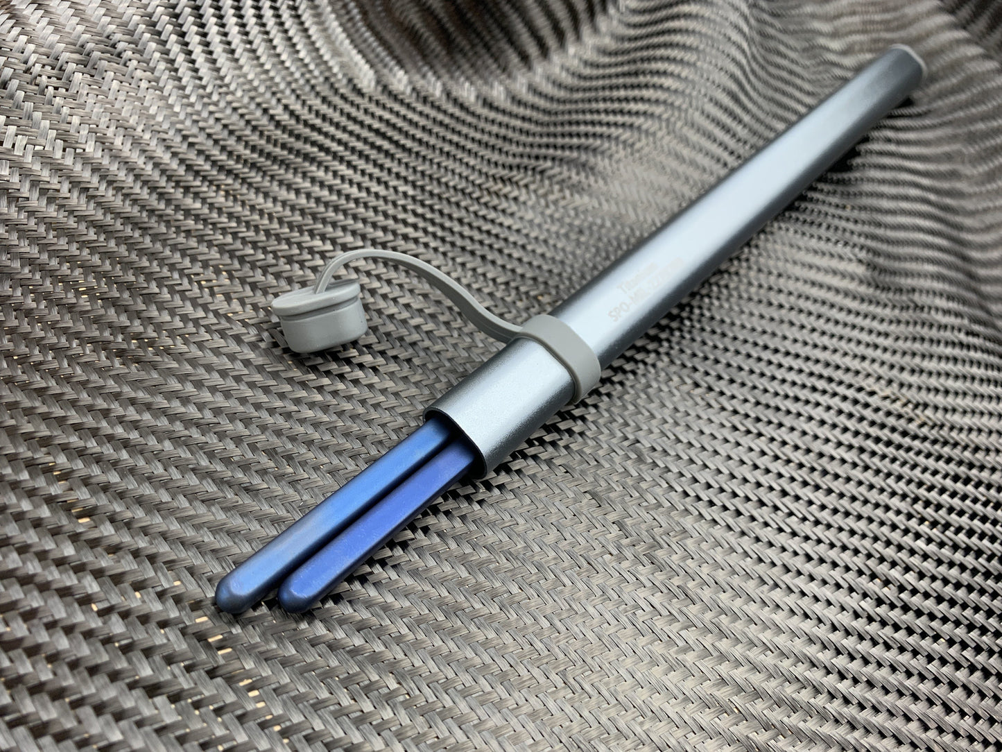 Blue Robusto Titanium Chopsticks Kit - Gen 6