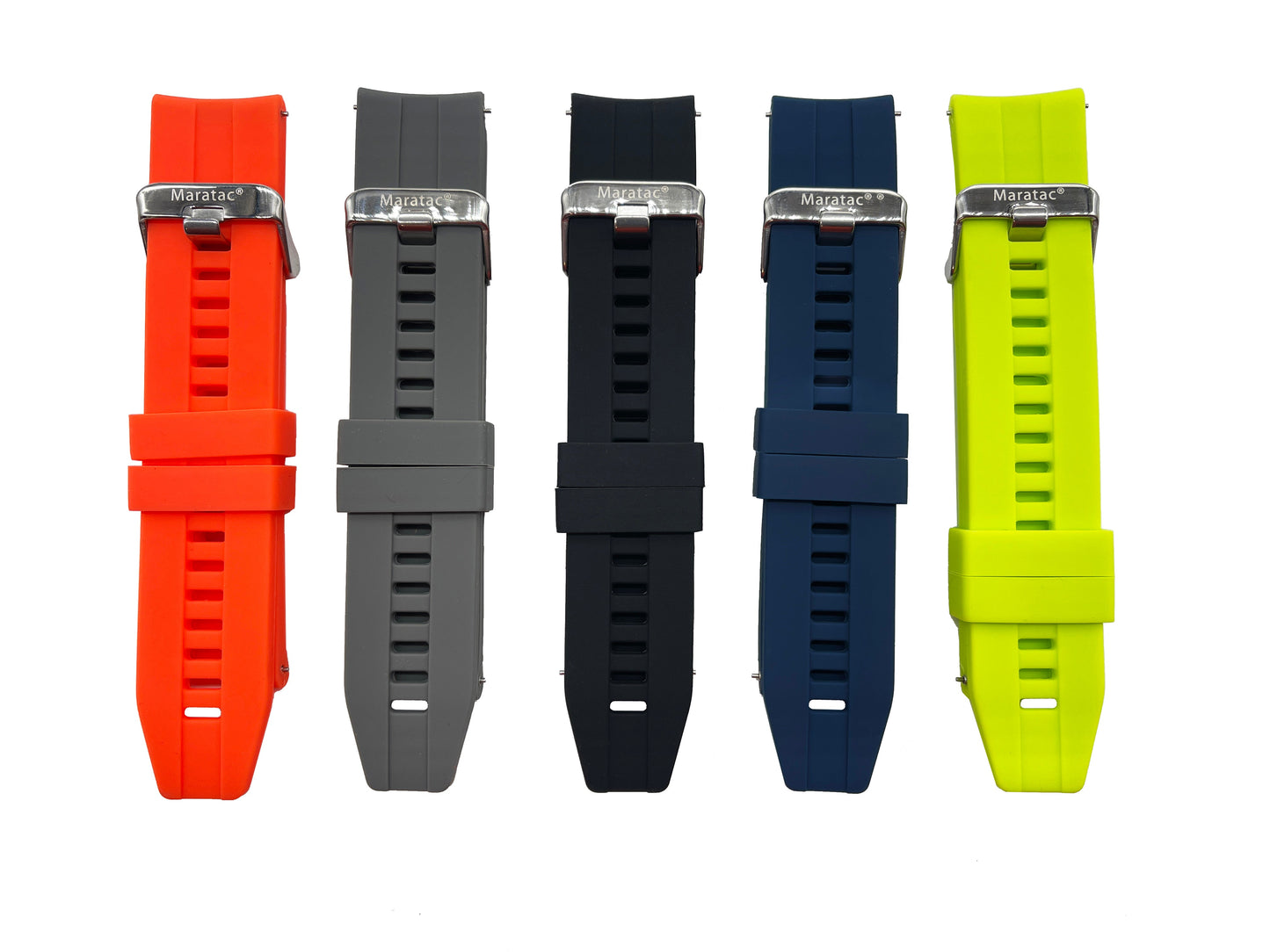 Silicone Zulu® Two Piece Watch Bands by Maratac®