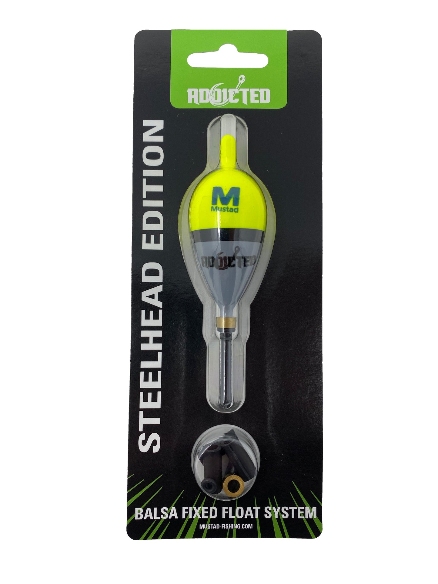 Addicted Steelhead Float System Chartreuse