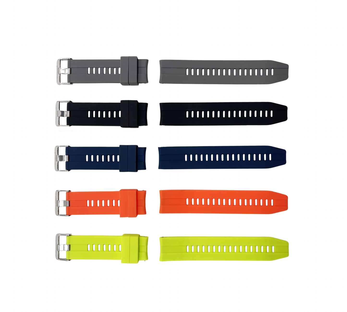 Silicone Zulu® Two Piece Watch Bands by Maratac®