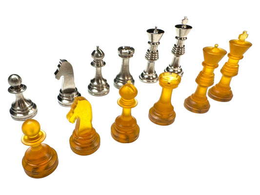 Complete Chess Set Titanium & Ultem ( Worlds Smallest ) by Maratac®