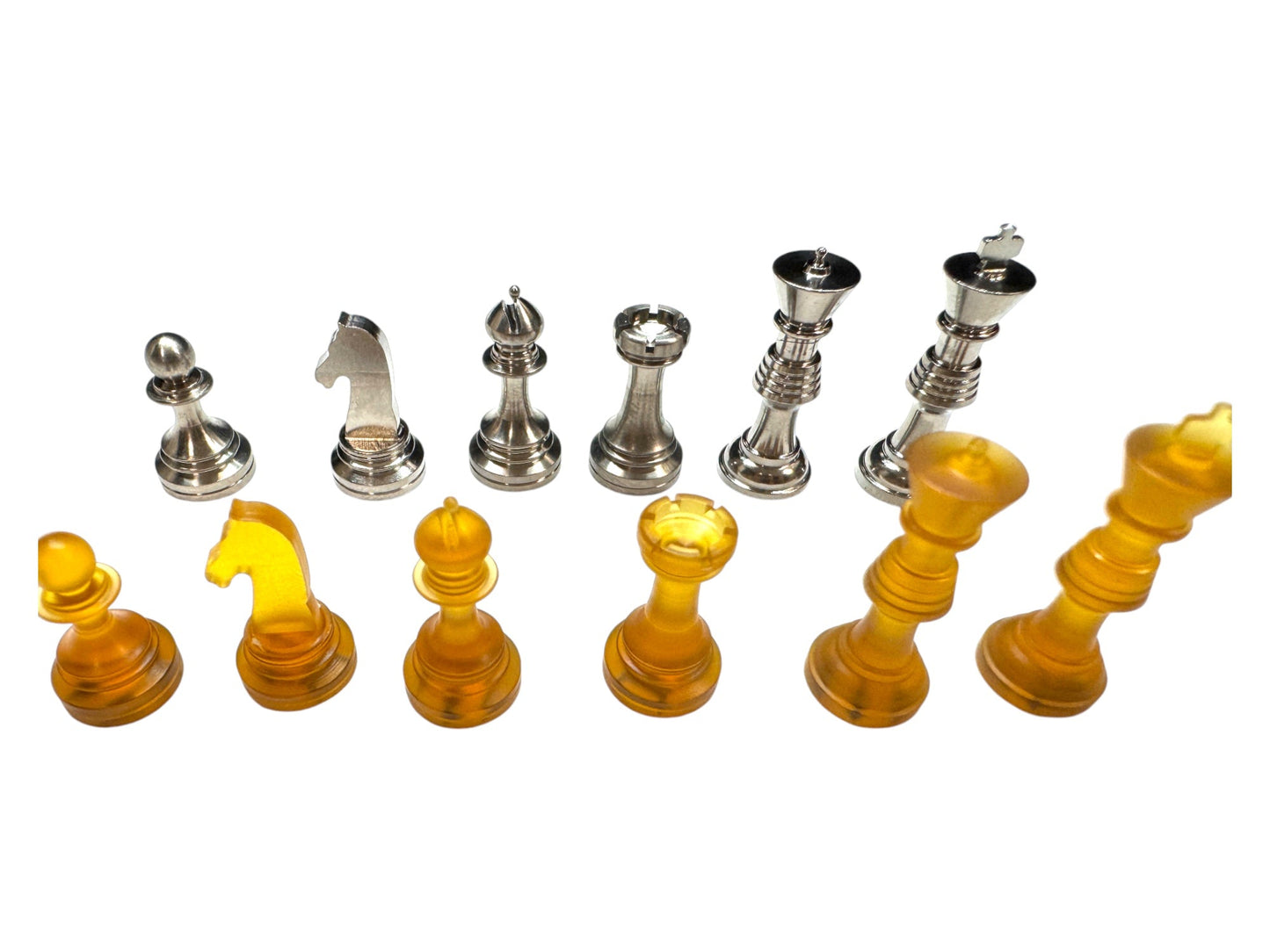 Complete Chess Set Titanium & Ultem ( Worlds Smallest ) by Maratac®