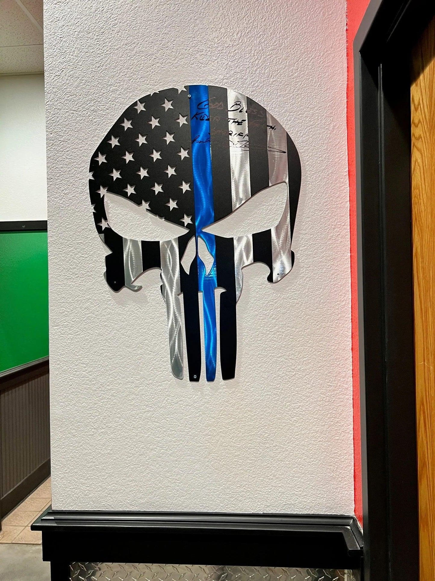 Punisher Skull American Flag