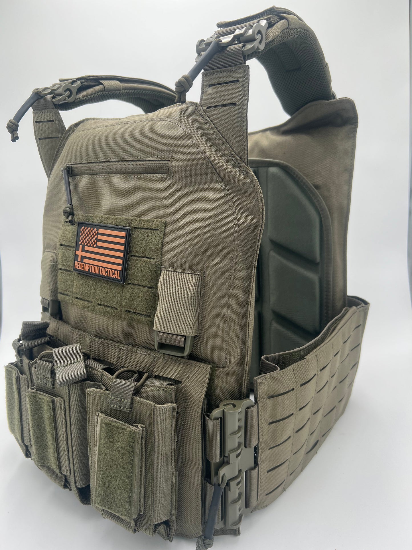 Redemption Tactical "CRUSADER 2.0 XL” Plate Carrier Vest with Side Cummerbund