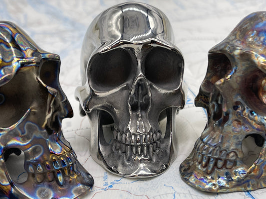 Custom Titanium Colossus Skull by Tony Fabrioli  ( Limited Run! )