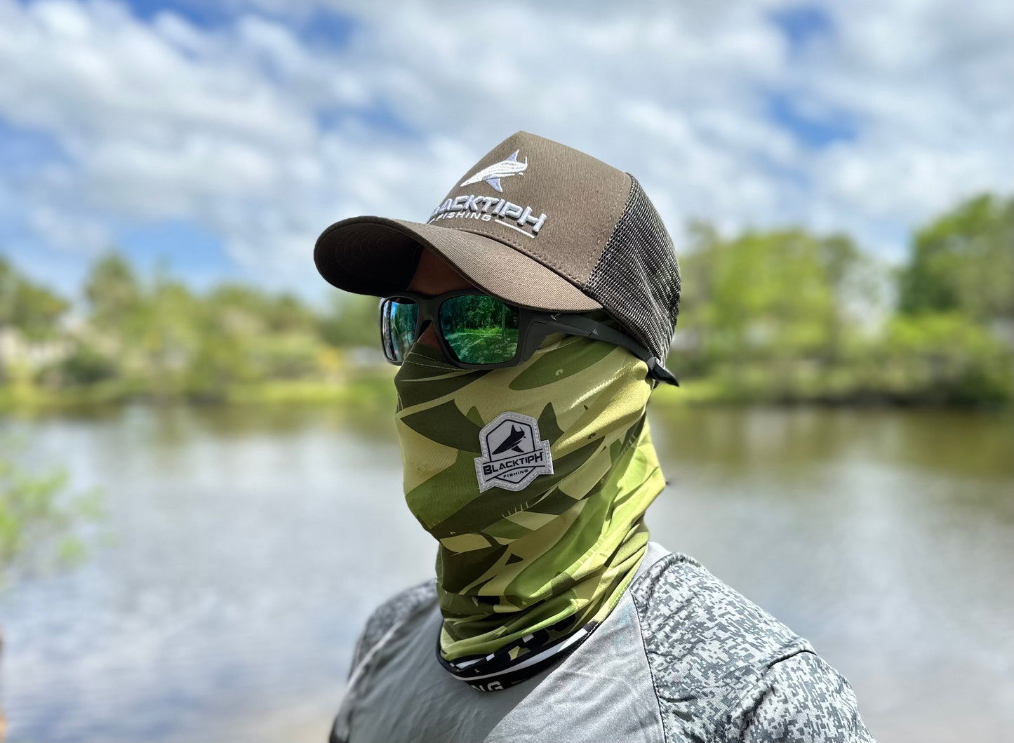 Green BlacktipH Performance Face Shield