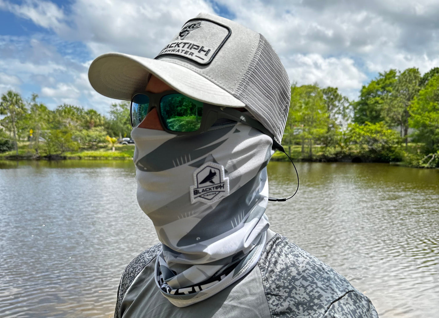 Gray BlacktipH Performance Face Shield