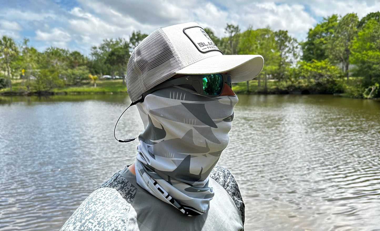 Gray BlacktipH Performance Face Shield