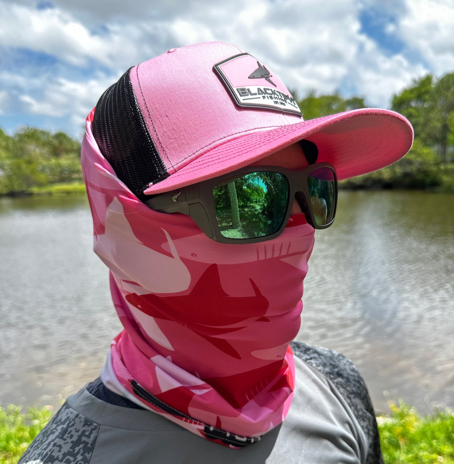 Pink BlacktipH Performance Face Shield