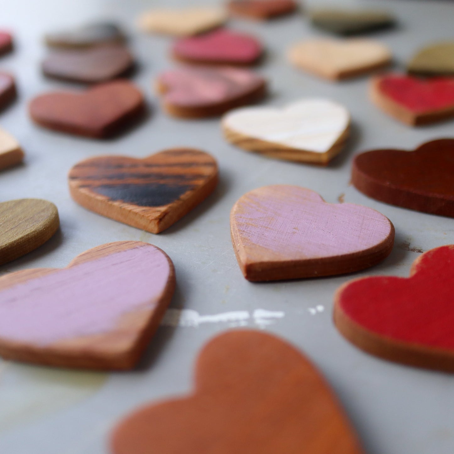 Thin Wooden Hearts