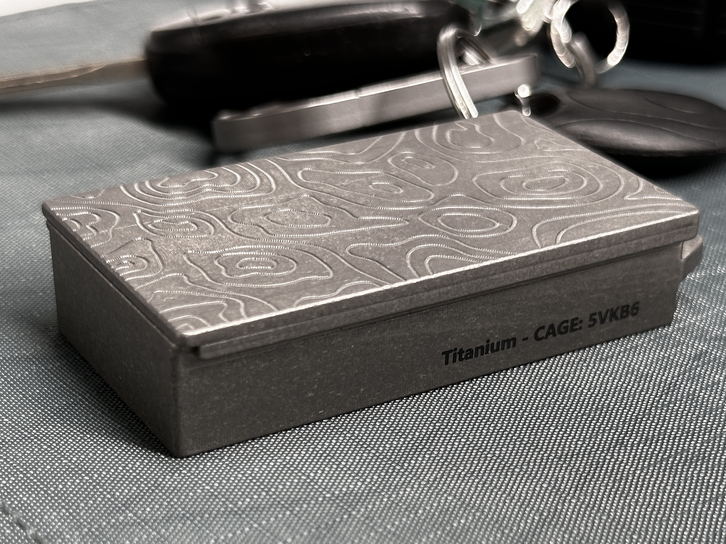 Titanium Pocket Strong Box With Loop - Gen 2