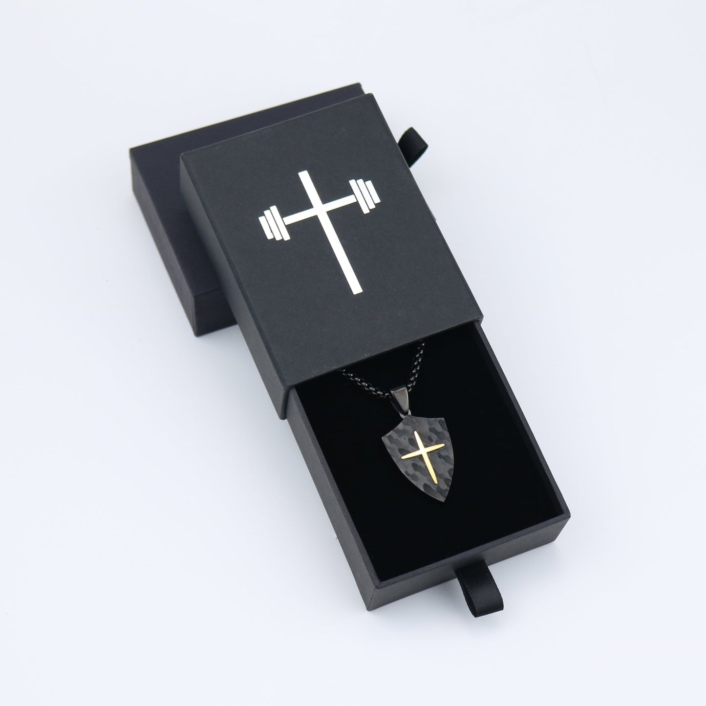 Cross Shield Pendant Necklace