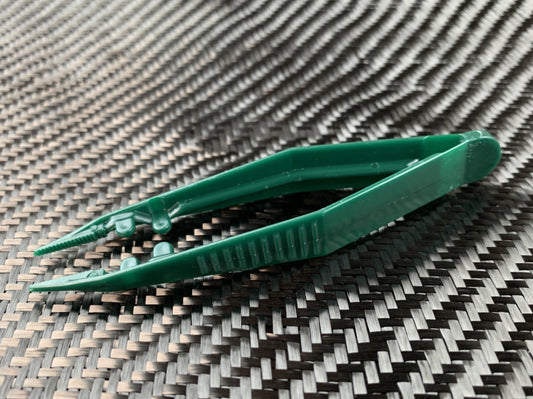 Composite Resin Disposable Tweezer OD Green