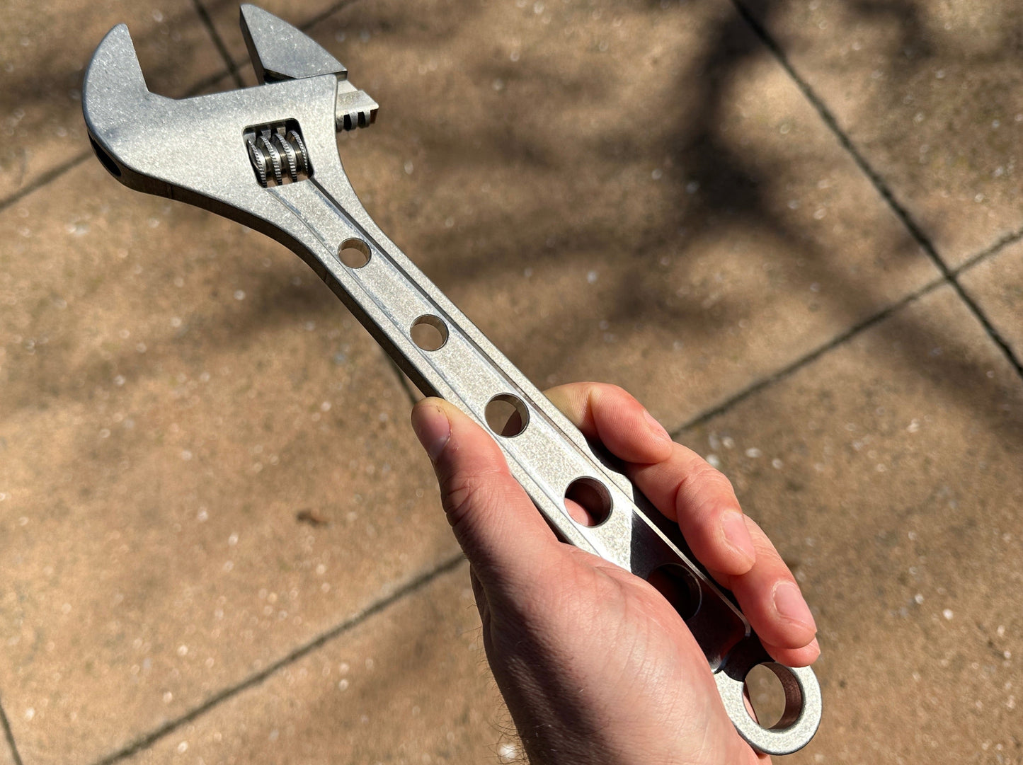 12 Inch  - Titanium Adjustable Wrench - ( NSN Pending ) ( New 2025 Small Batch )