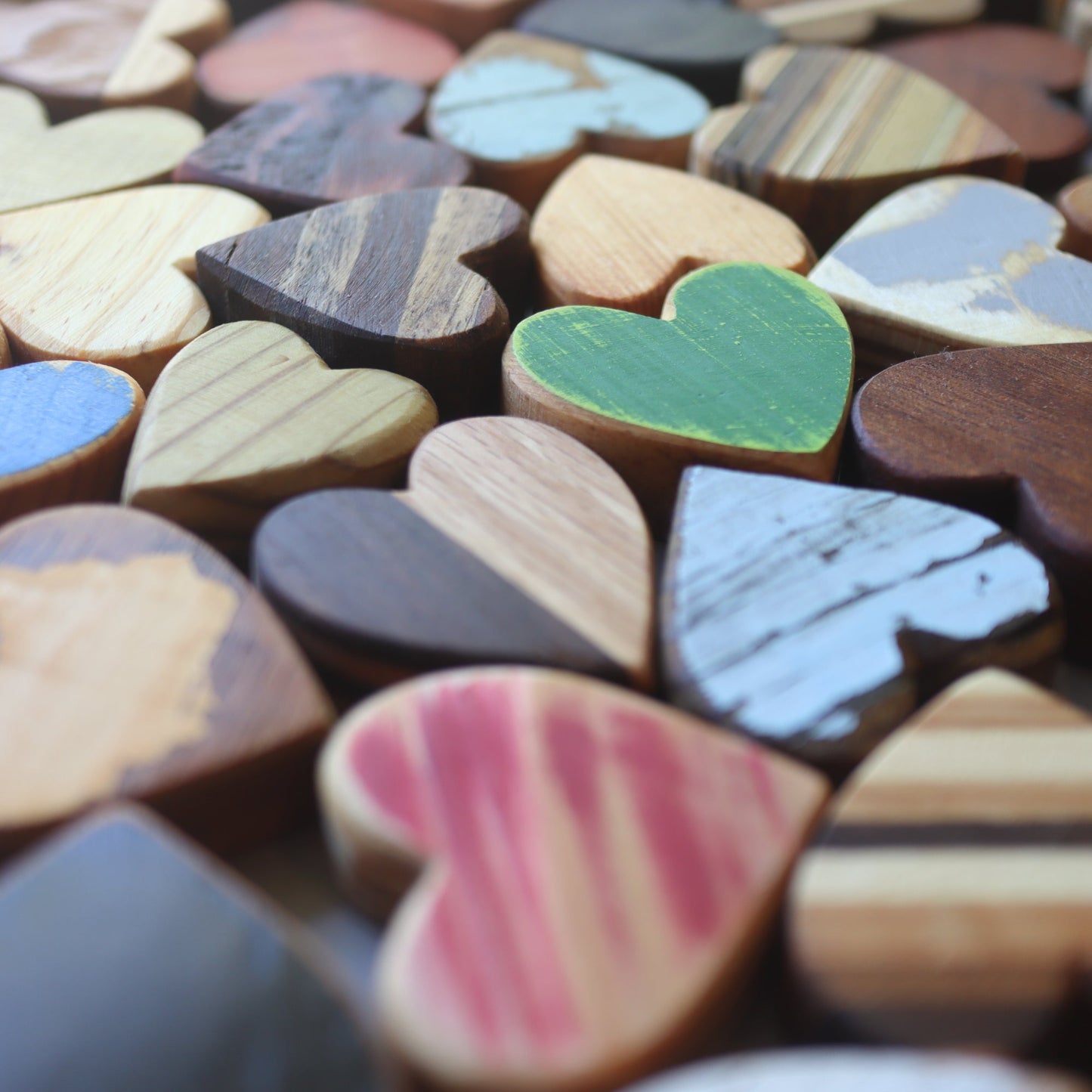 Handmade Wooden Hearts