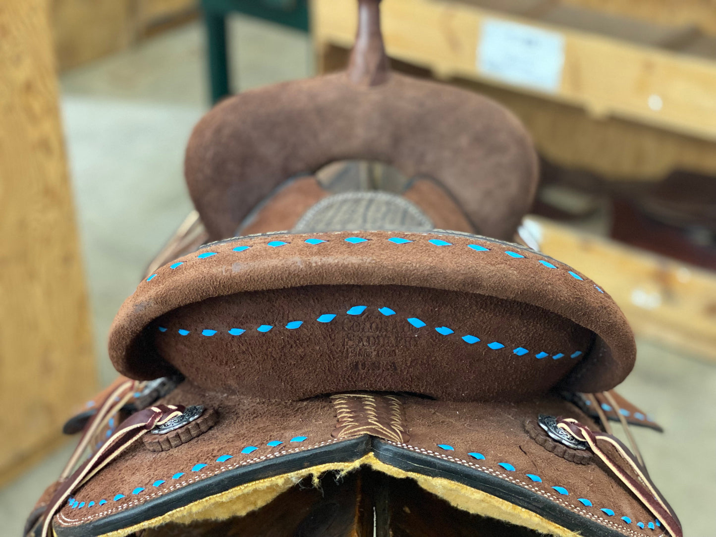 14.5" BuckStitched Barrel Racer