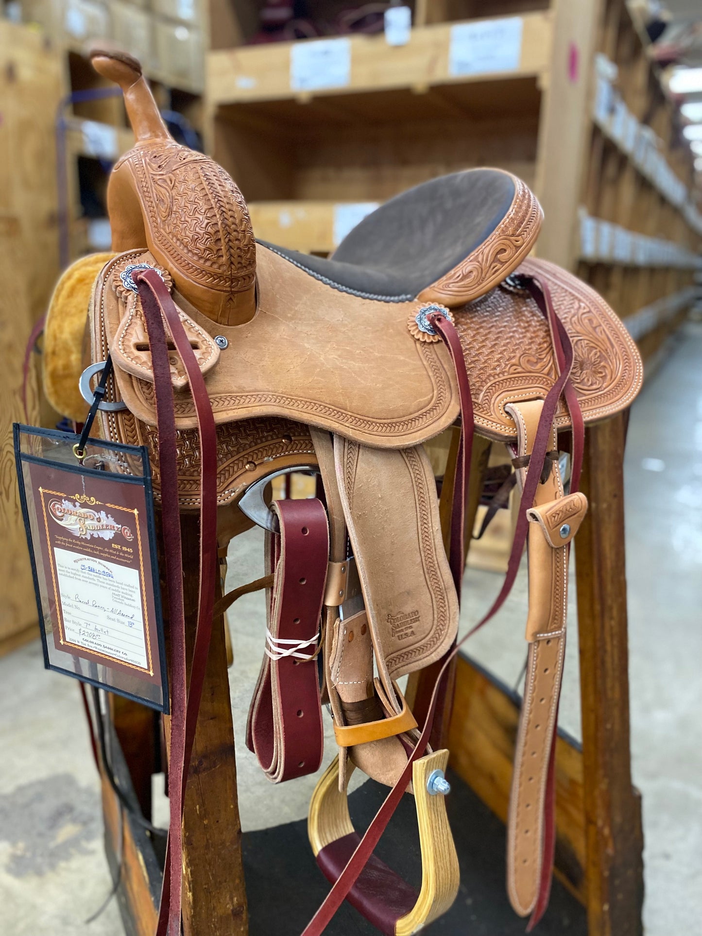 13" All around Barrel Saddle