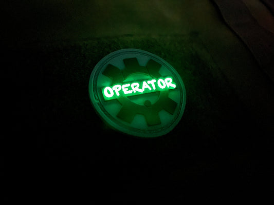 Equipment Operator Glow PVC Patch