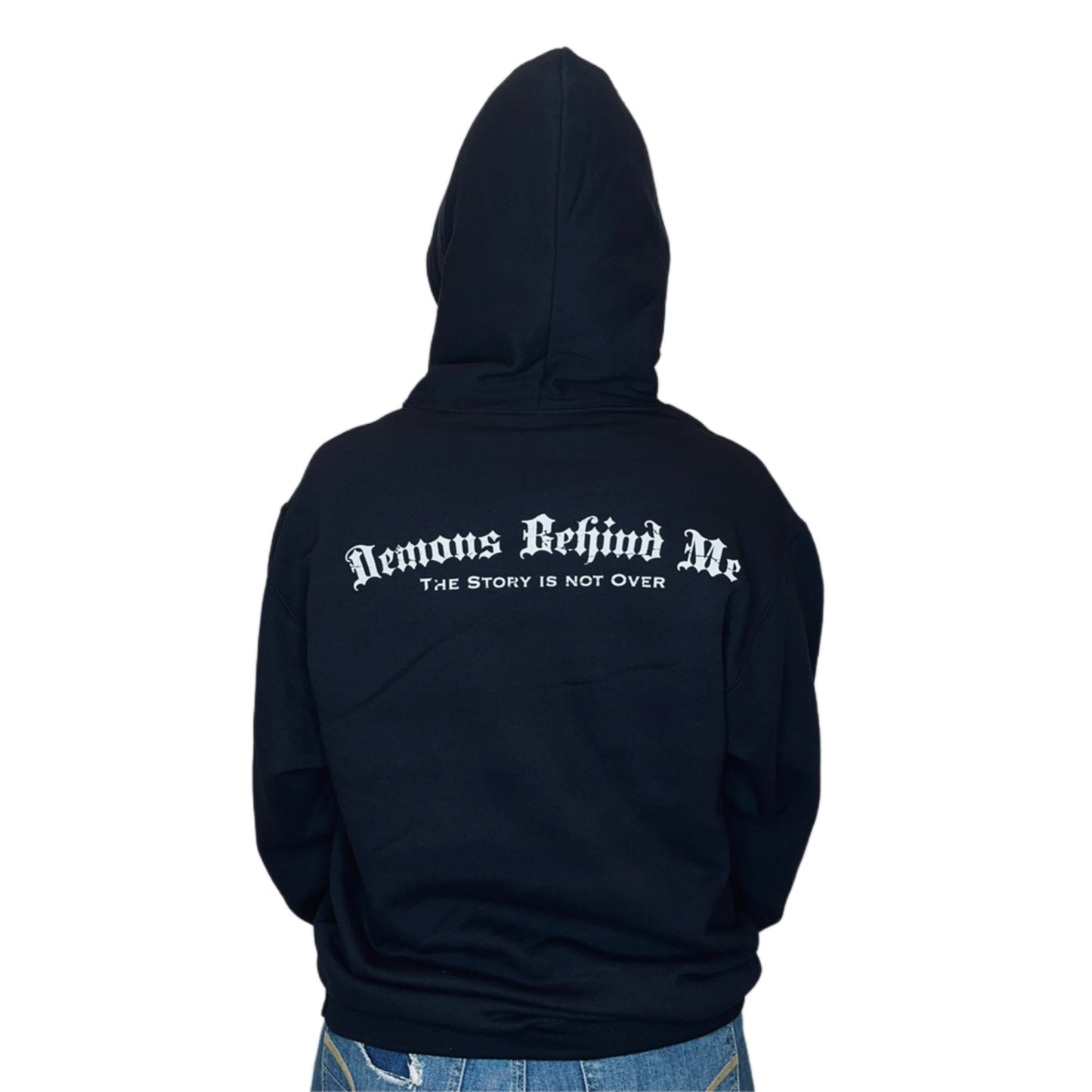 Semicolon Unisex Black Hoodie