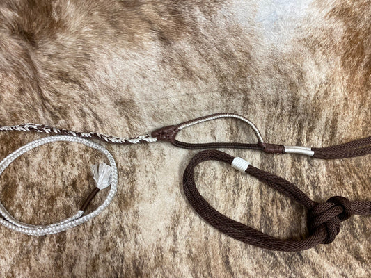 American Pro Bull Rope- Brown and White LT 9/7