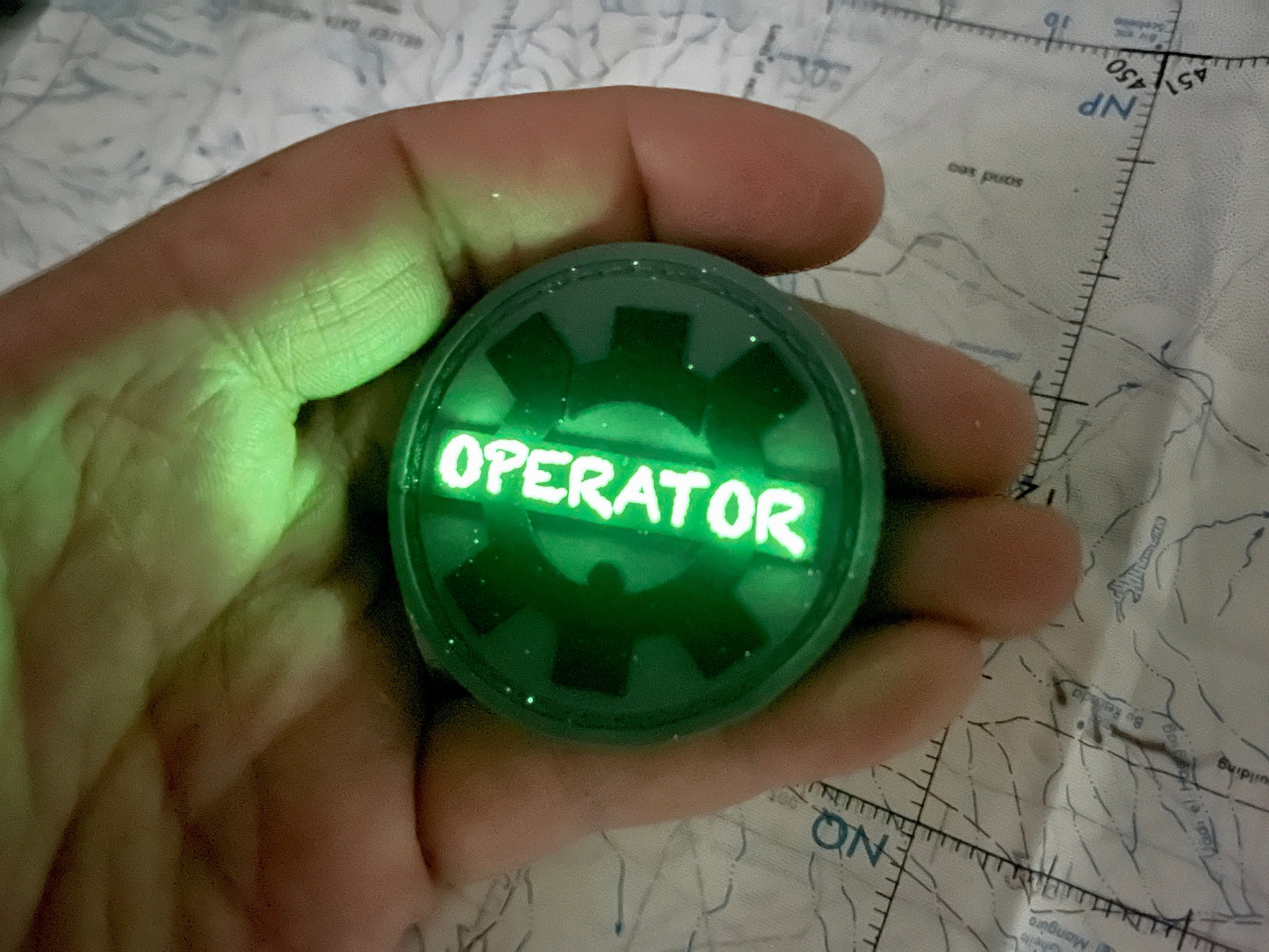 Equipment Operator Glow PVC Patch