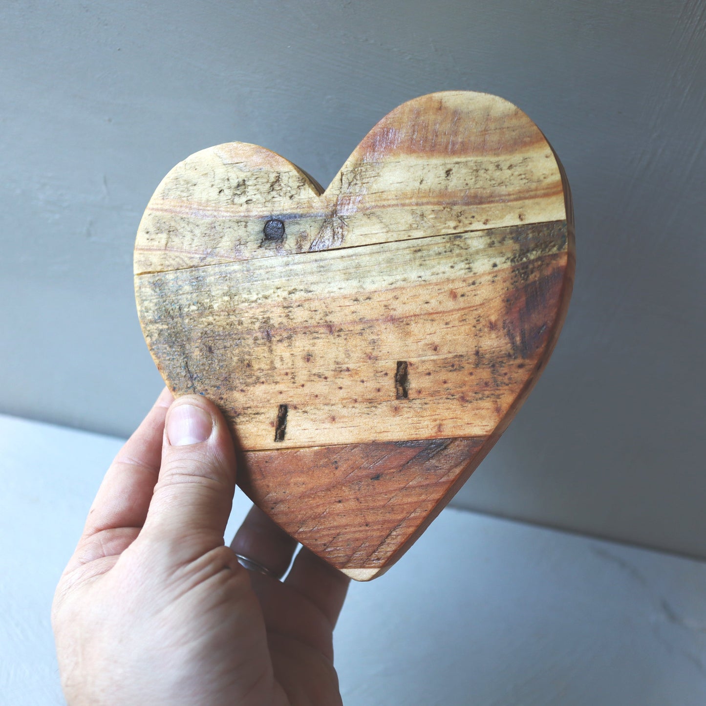 Reclaimed Pallet Wood Hearts