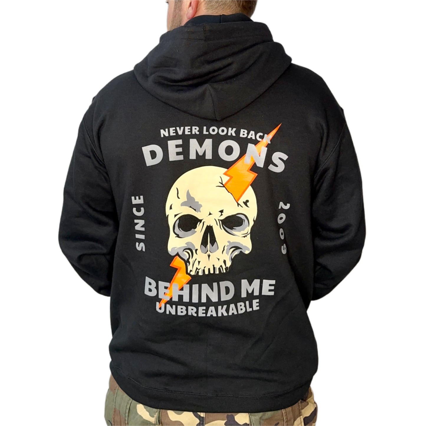 "Unbreakable" Unisex Zip-Up Hooded Sweatshirt