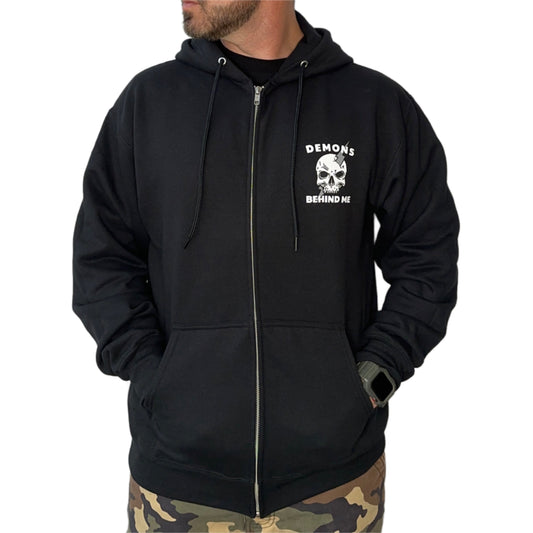 "Unbreakable" Unisex Zip-Up Hooded Sweatshirt