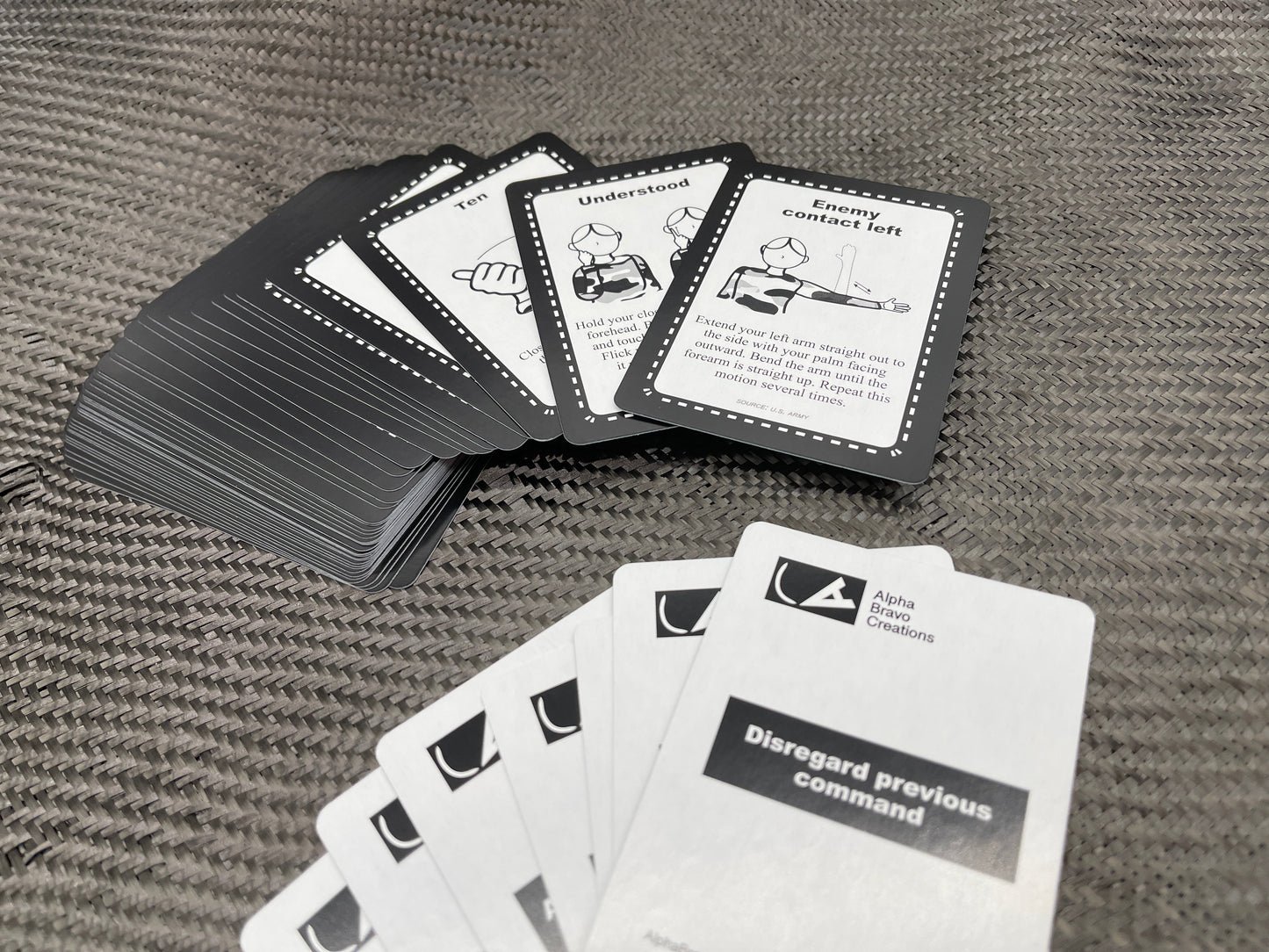 Tactical Hand Signals Cards - Overrun 2024