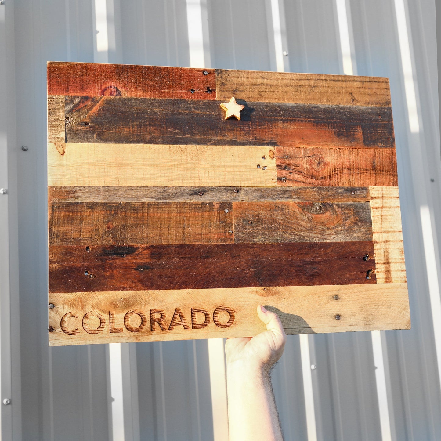 Pallet Wood State Art