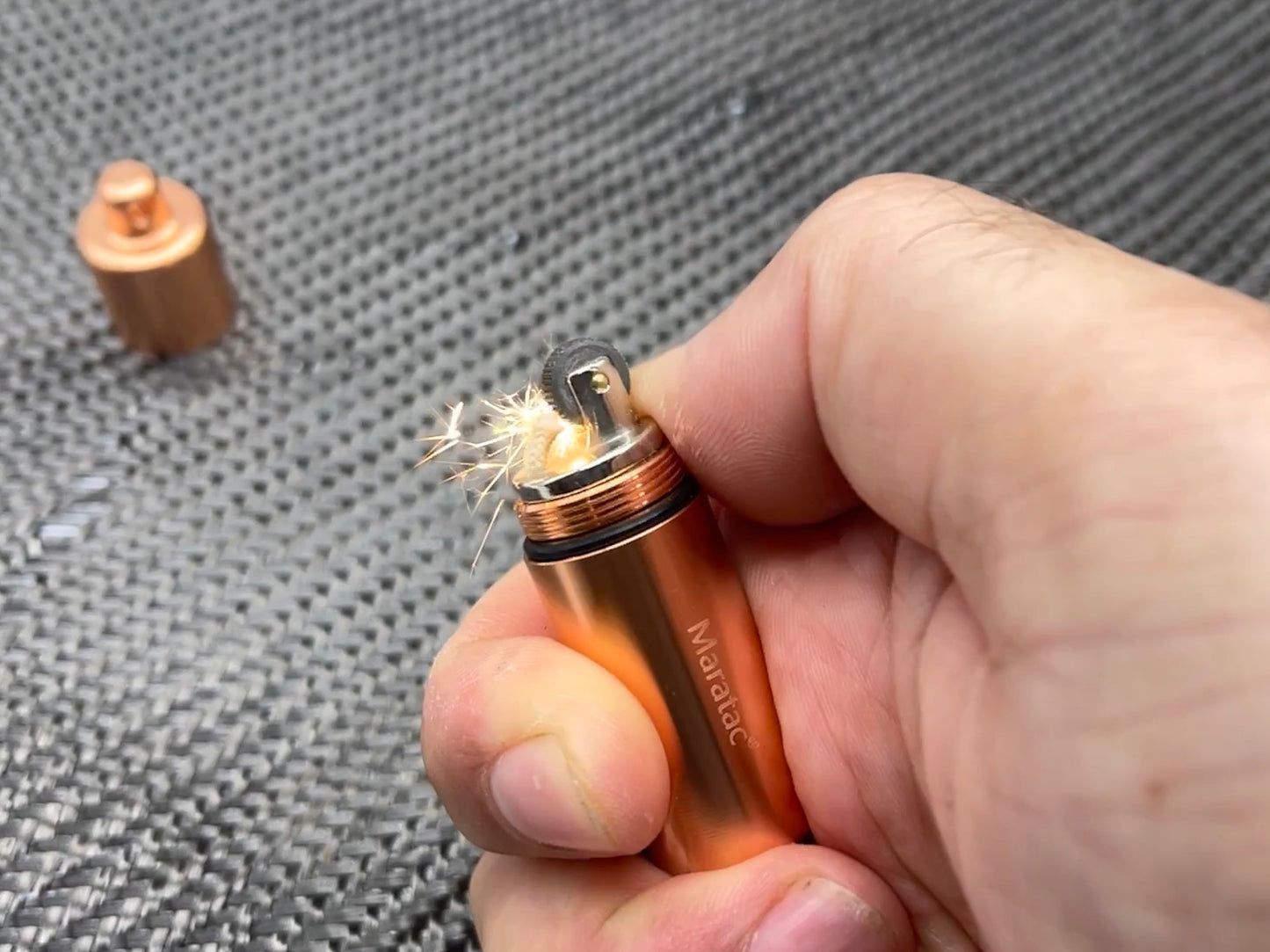 Copper XL Peanut Lighter Gen 3 By Maratac®