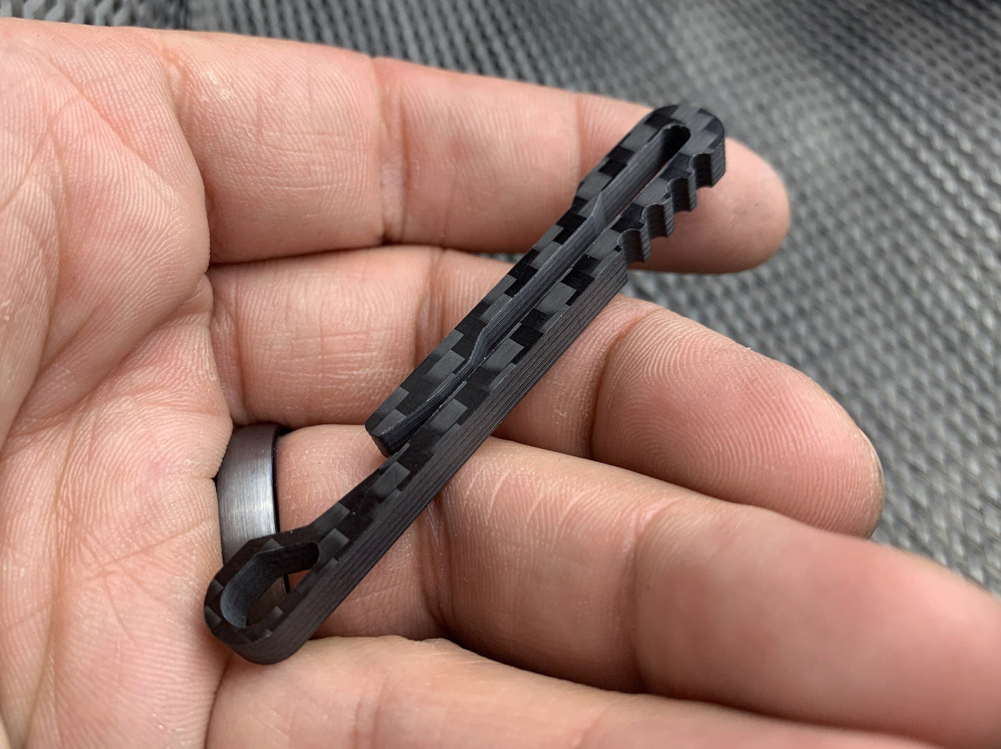 Carbon Fiber Key Amigo Key Clip