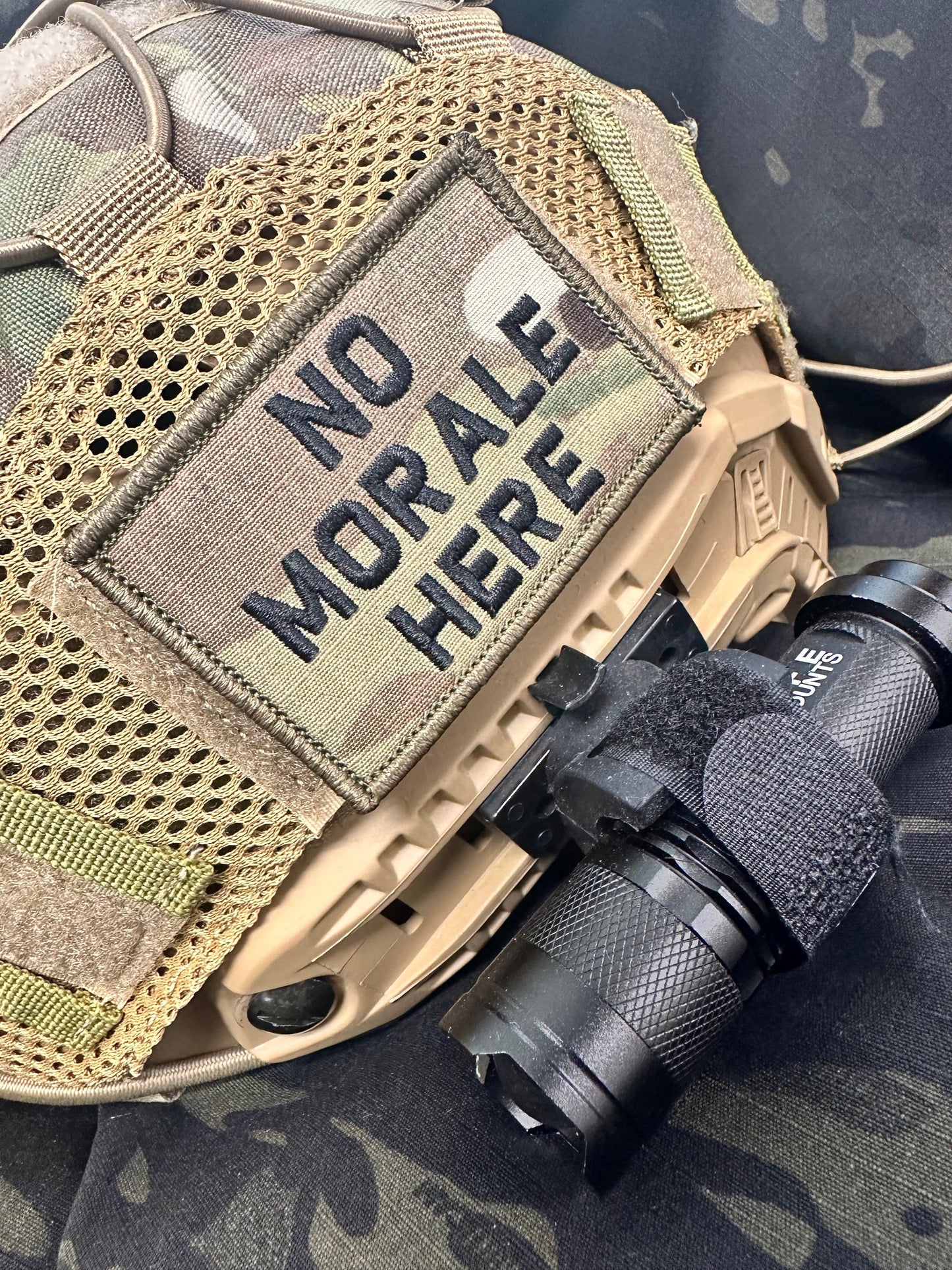 No Morale Here - 2x3 Patch