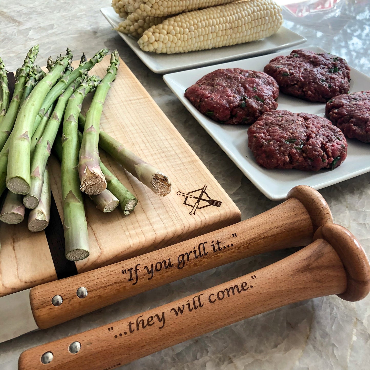 "Turn-Two" Grill Tool Set | Fully Customizable!