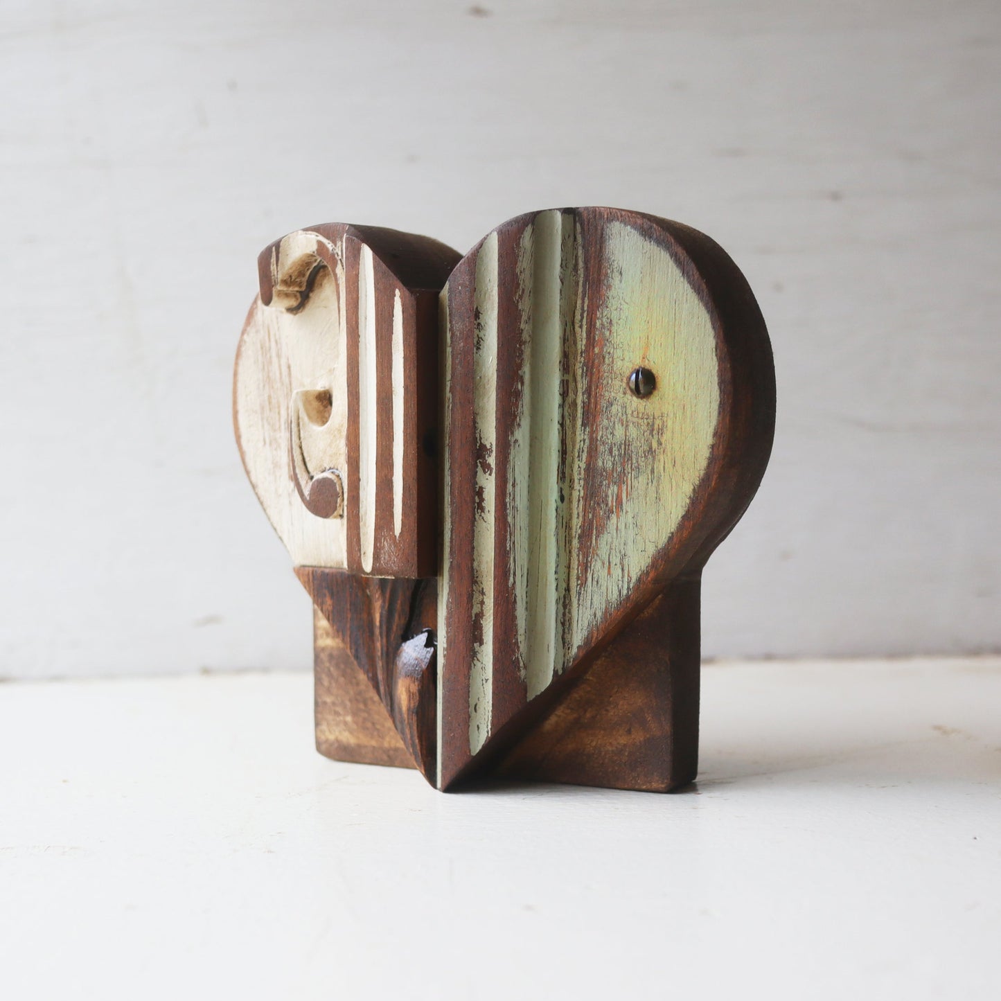 Reclaimed Wooden Heart Emojis