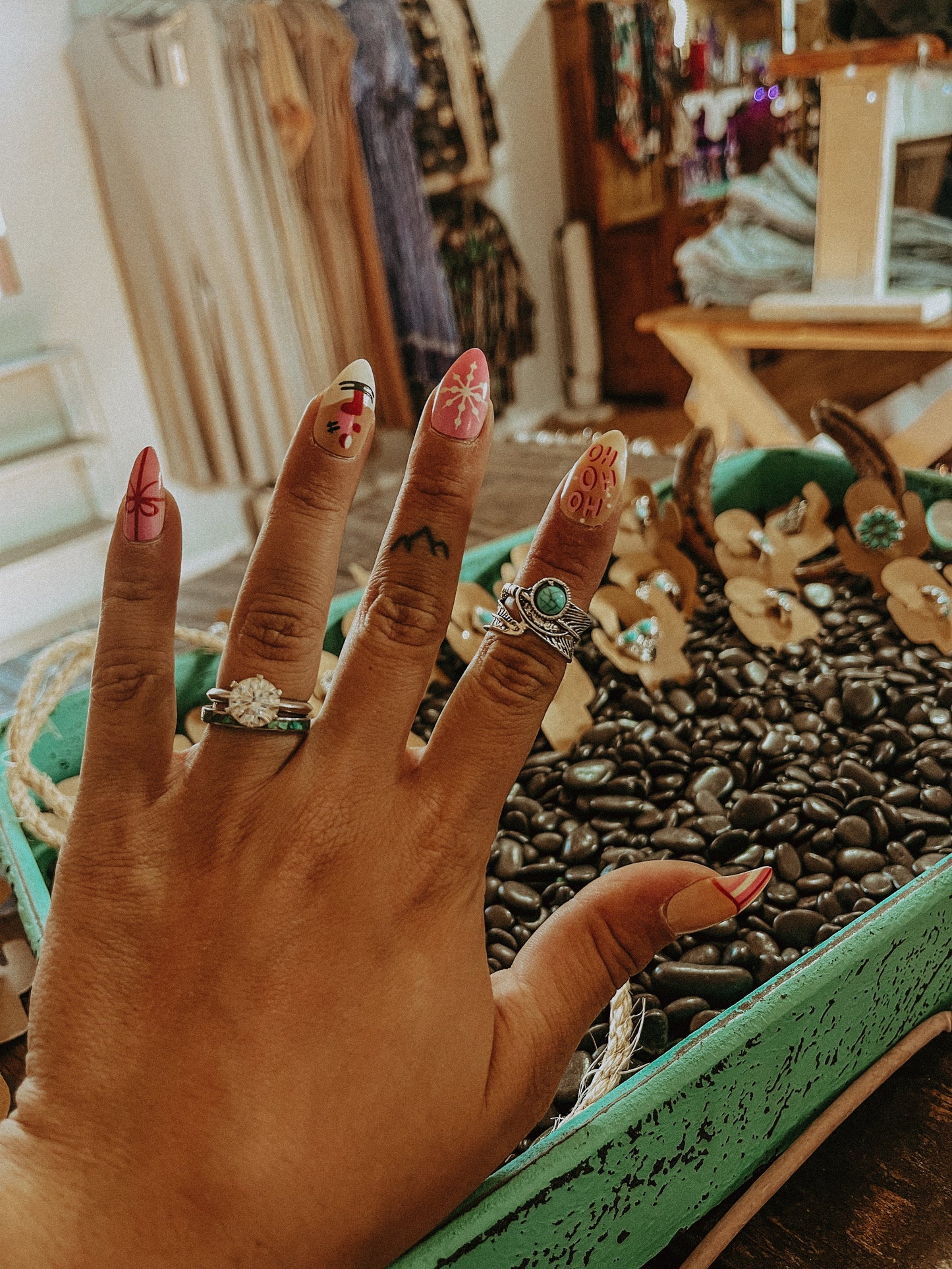 Size 5 Feather Wrap Ring