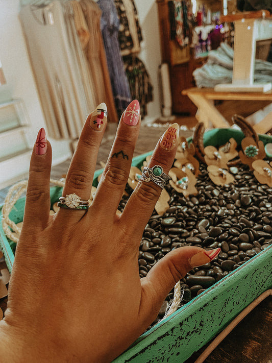 Size 5 Feather Wrap Ring