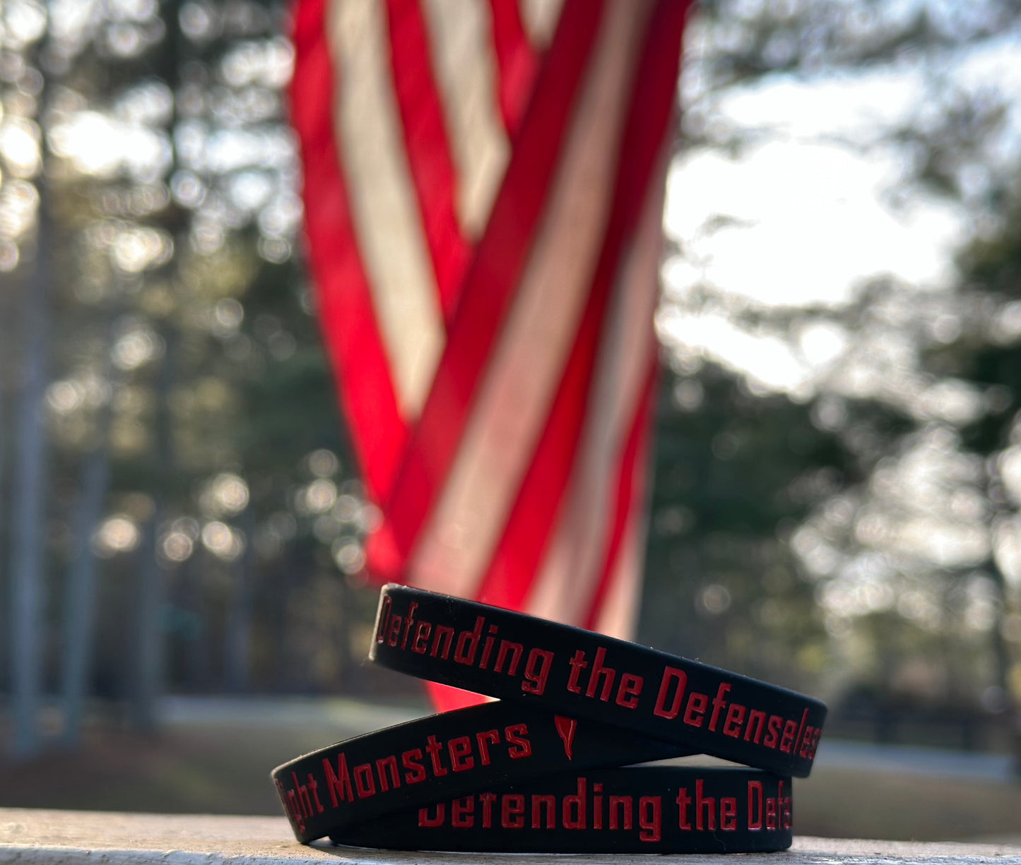 We Fight Monsters Mission Bracelets - Silicone Bands