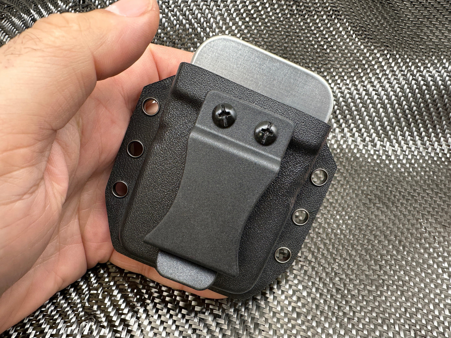 Kydex Belt Holster For Industrial Strength Tin