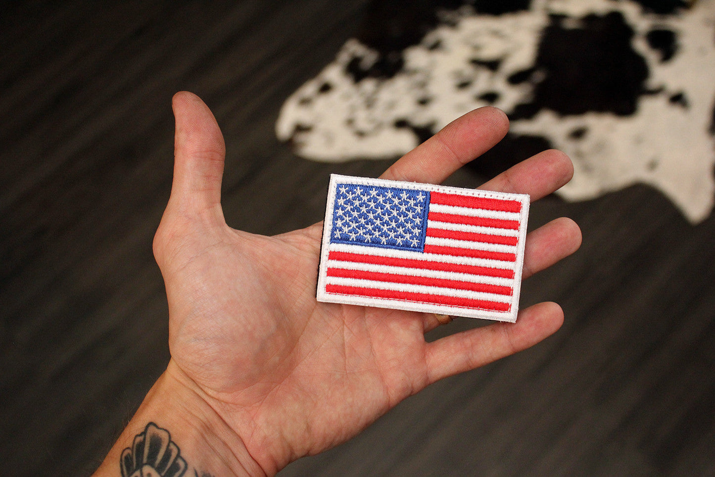 6 American Flag Morale Patch Bundle (Embroidered)