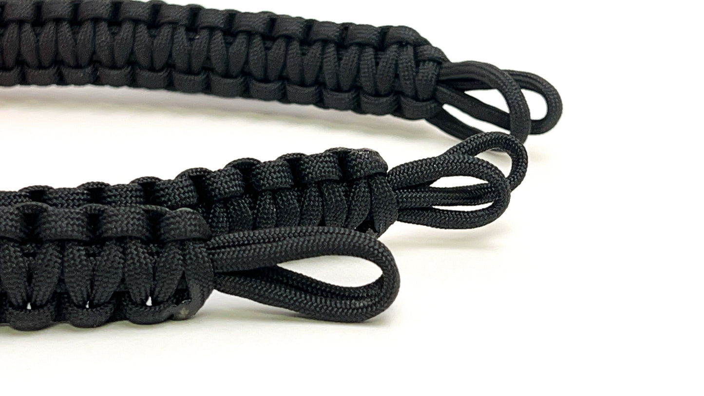 Paracord, Vehicle Grab Handle, Package of 2, Black / Royal Blue