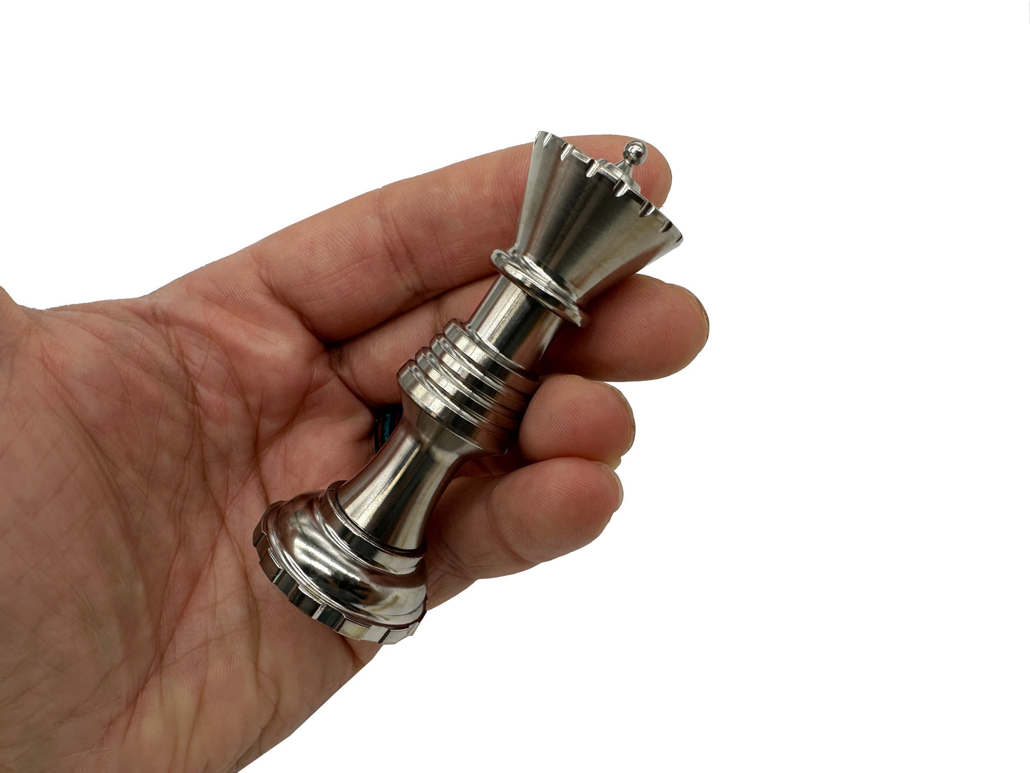 Titanium Queen Chess Piece - Secret Capsule