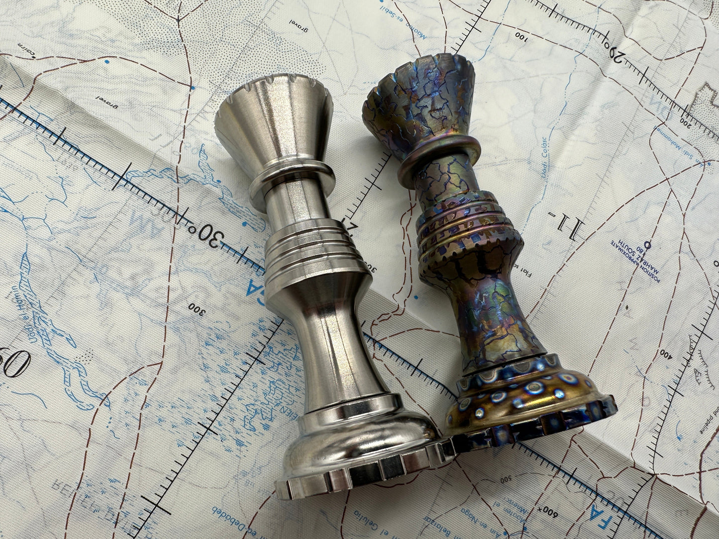 Titanium Queen Chess Piece - Secret Capsule