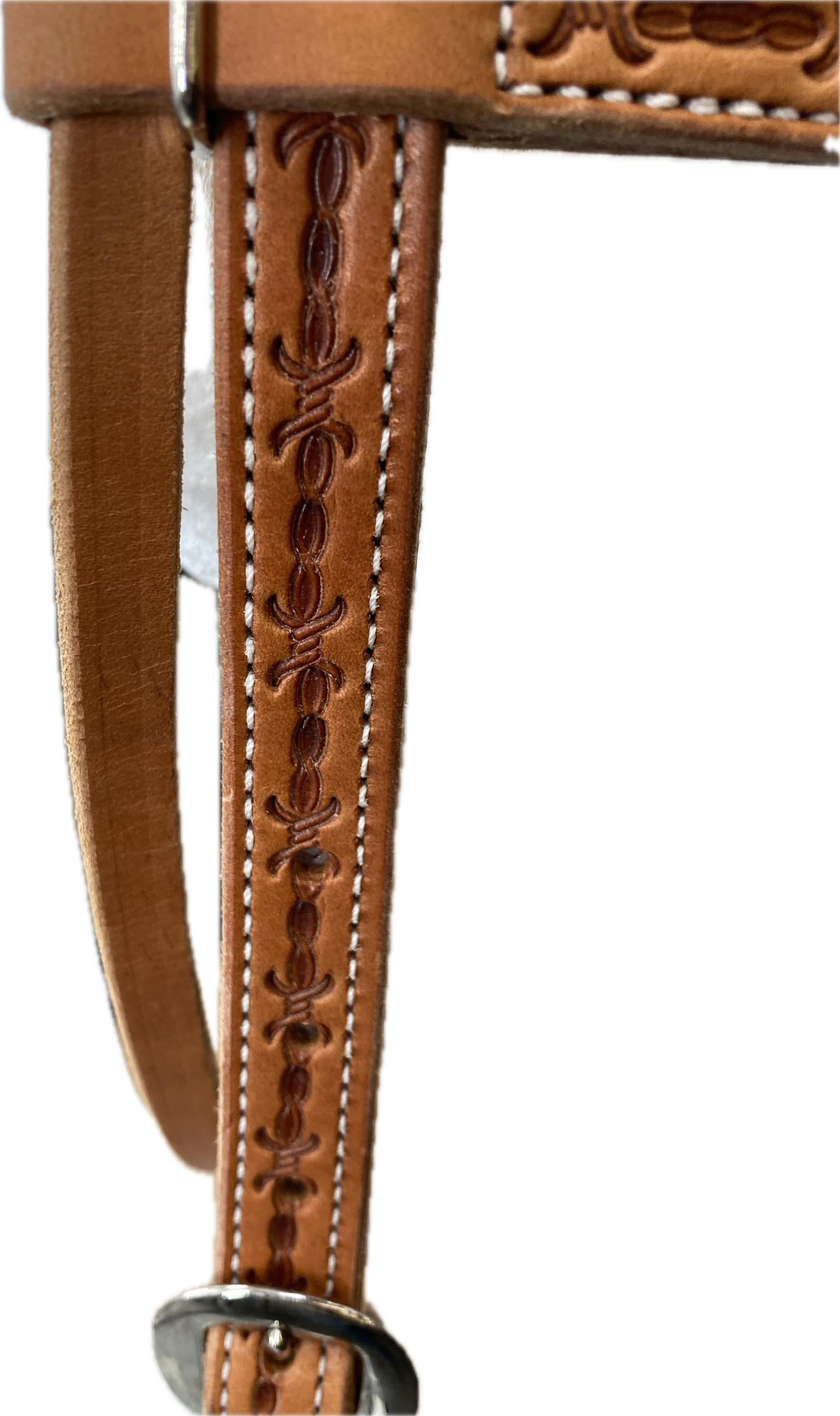 Colorado Gold Border Tooled Headstall