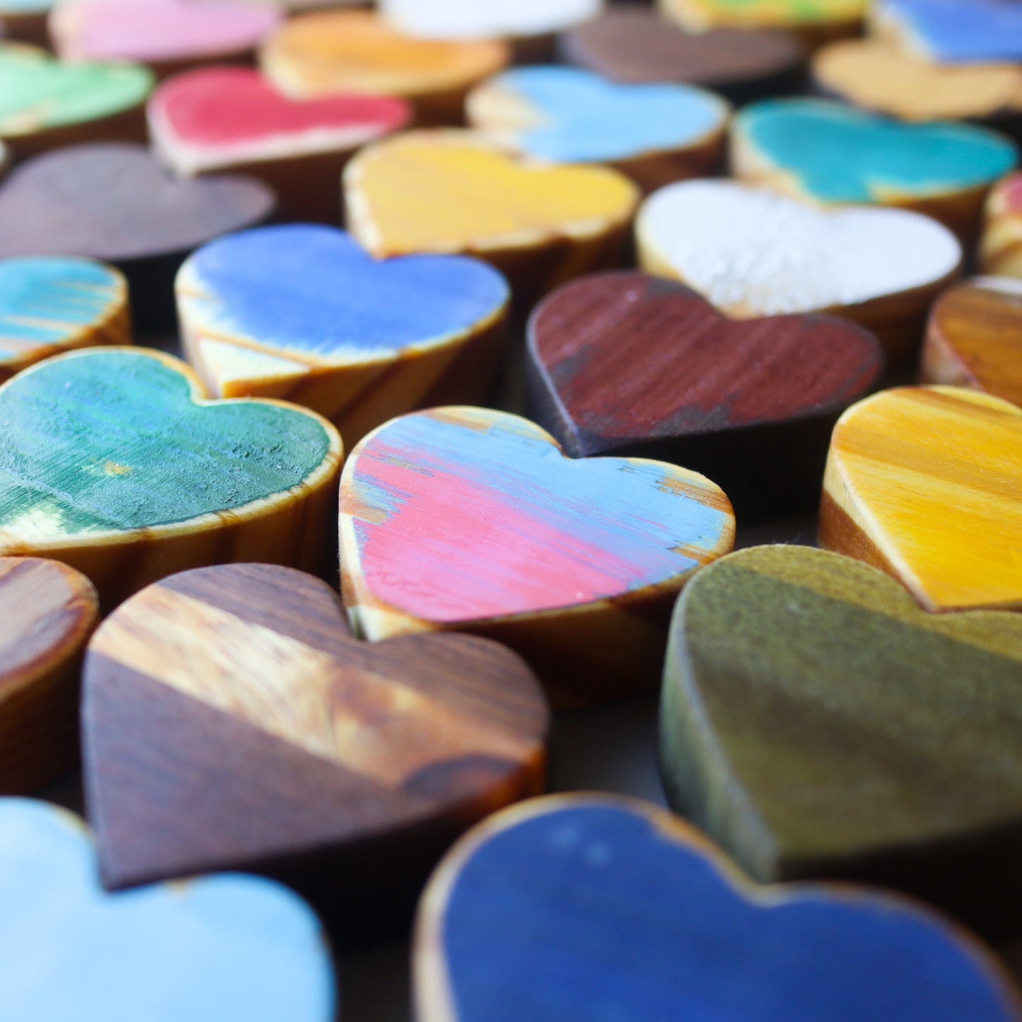 Handmade Wooden Hearts