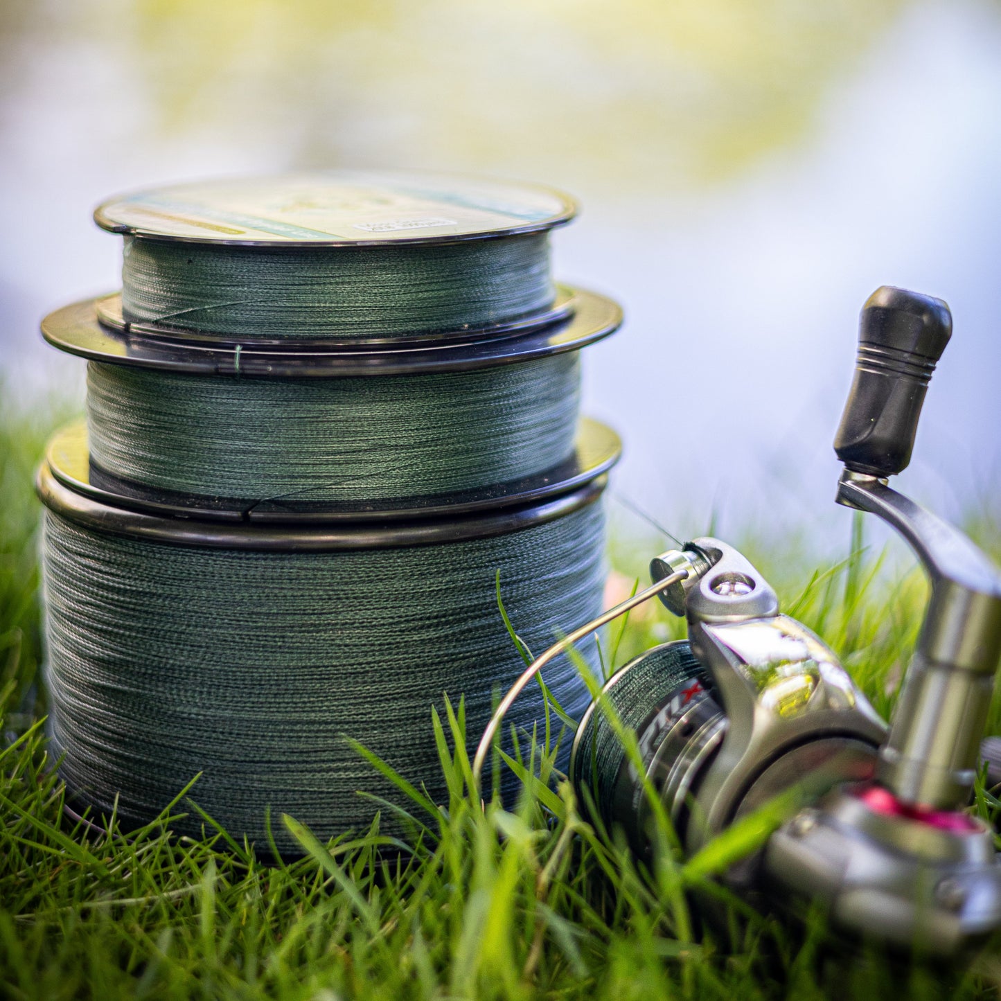 Reaction Tackle Braided Fishing Line - Moss Green